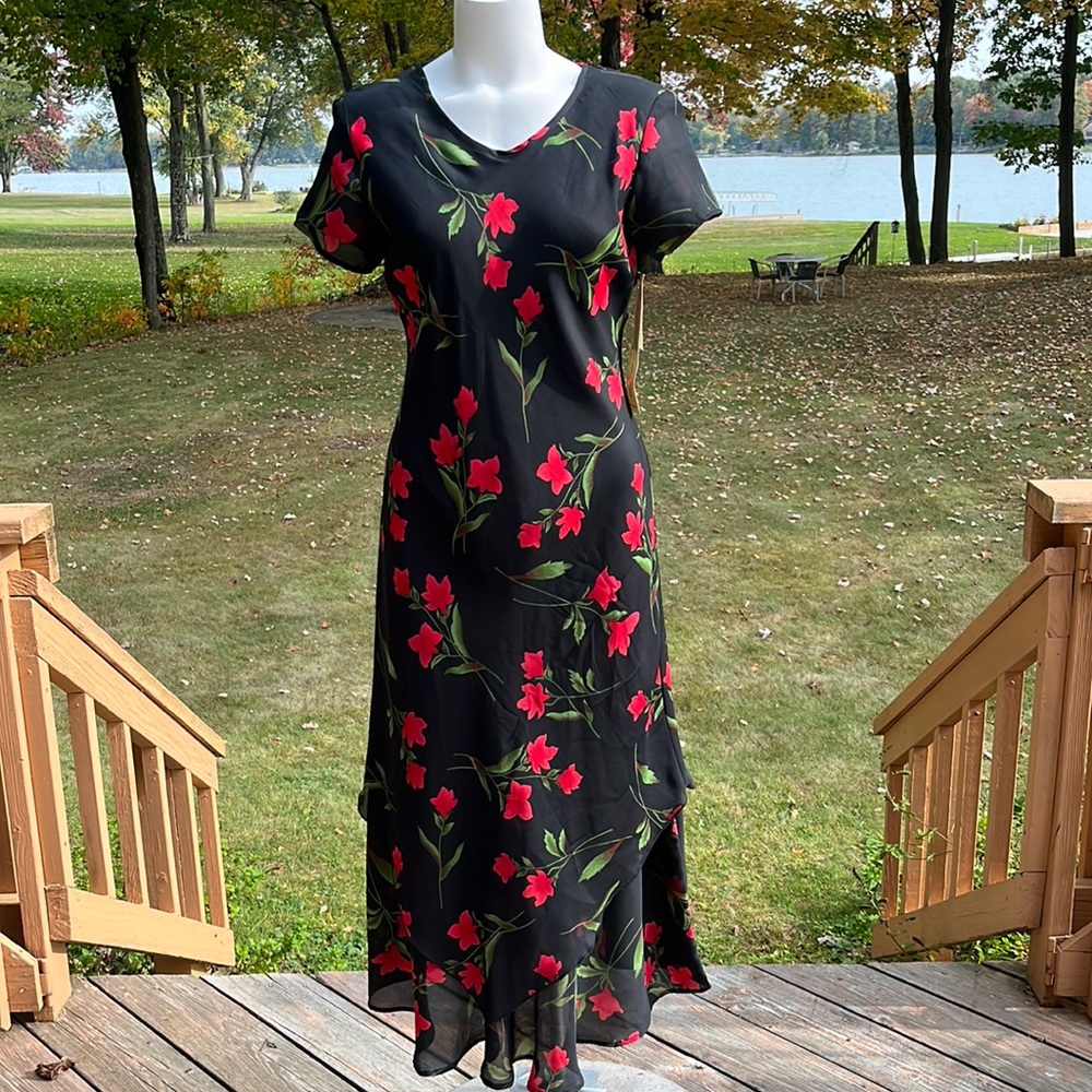 NWT Fashion Bug  vintage boho floral midi 8